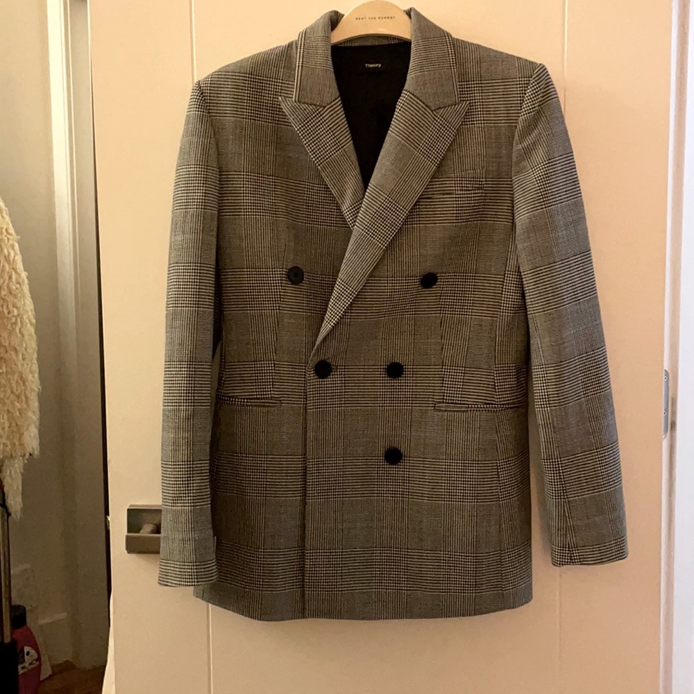 Theory houndstooth blazer